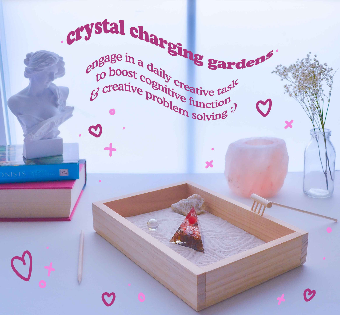 Crystal Charging Fairy Garden